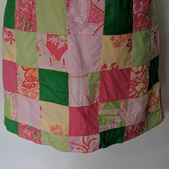 Lilly Pulitzer Patchwork Dress Size 4 - Picture 3 of 8